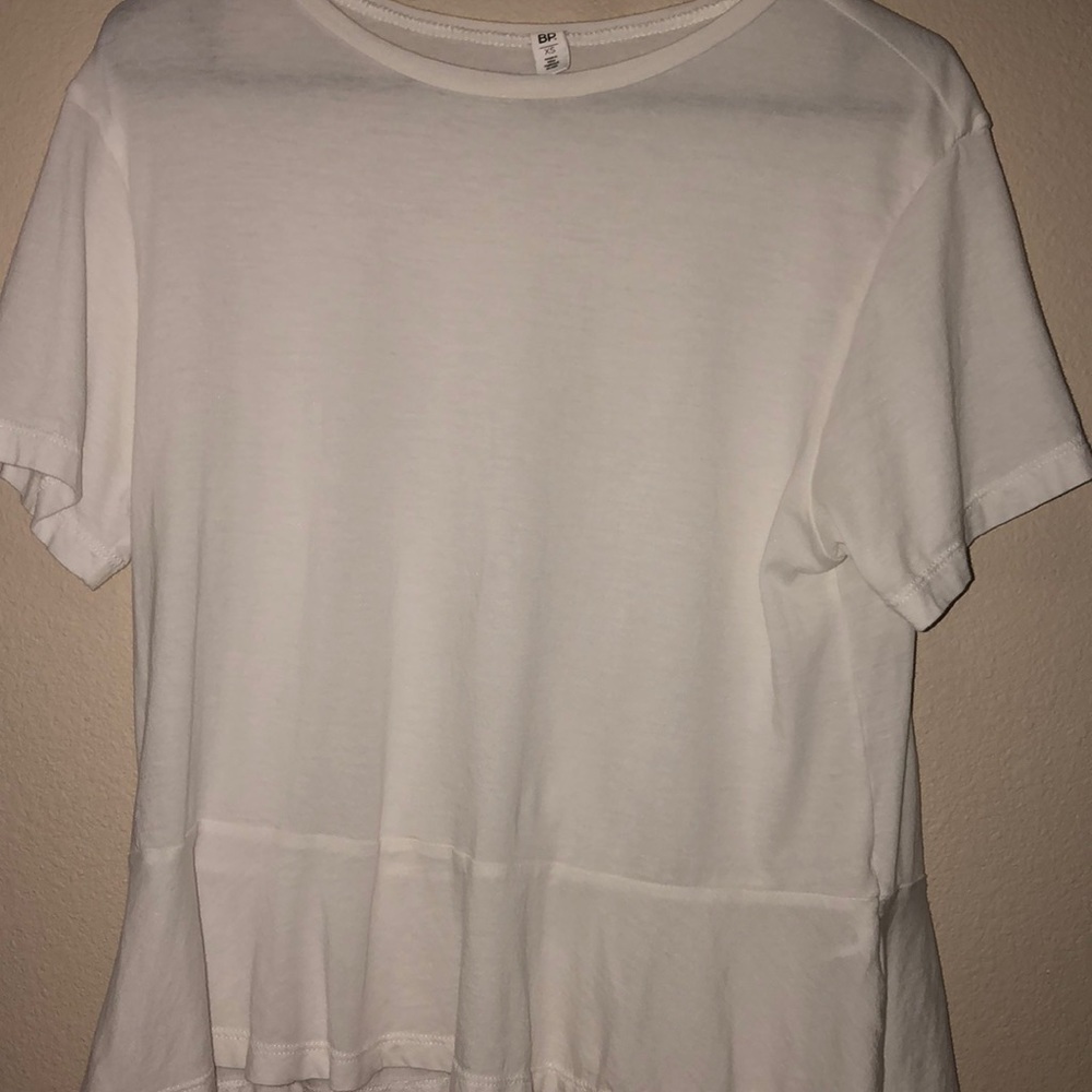 white baby doll style top